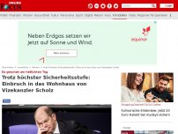 Bild zum Artikel: Es geschah am helllichten Tag - Trotz höchster Sicherheitsstufe: Einbruch in das Wohnhaus von Vizekanzler Scholz