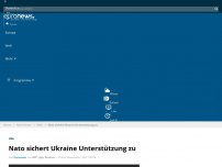 Bild zum Artikel: Nato sichert Ukraine Unterstützung zu