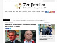 Bild zum Artikel: Geleakt: Die aktuellen Google-Suchverläufe von Jupp Heynckes und Uli Hoeneß