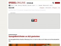 Bild zum Artikel: Zeichentrickserie: Spongebob-Erfinder an ALS gestorben