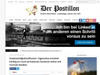 Bild zum Artikel: Glaubwürdigkeitsoffensive: Tagesschau erscheint künftig nur noch auf dubiosen Facebook-Seiten und YouTube-Kanälen