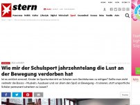 Bild zum Artikel: Ziel verfehlt?: Wie mir der Schulsport jahrzehntelang die Lust an der Bewegung verdorben hat