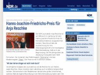 Bild zum Artikel: Hanns-Joachim-Friedrichs-Preis für Reschke