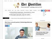 Bild zum Artikel: Niko Kovac versucht panisch, fünfwöchige Weltreise zu stornieren