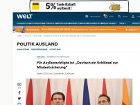 Bild zum Artikel: Für Asylberechtigte ist „Deutsch ein Schlüssel zur Mindestsicherung“