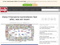 Bild zum Artikel: Diese 9 Konzerne kontrollieren fast alles, was wir essen