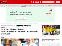 Bild zum Artikel: Panorama - Blutwurst-Eklat bei Islamkonferenz: Innenministerium rechtfertigt sich