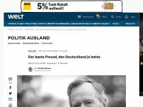 Bild zum Artikel: Der beste Freund, den Deutschland je hatte