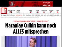 Bild zum Artikel: „Kevin – Allein zu Haus“ - Macaulay Culkin kann noch ALLES mitsprechen