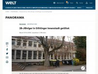 Bild zum Artikel: 28-Jähriger in Göttinger Innenstadt getötet