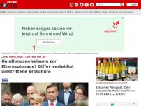 Bild zum Artikel: „Ene, mene, muh – und raus bist du“ - Handlungsanweisung zur Elternspionage? Giffey verteidigt umstrittene Broschüre