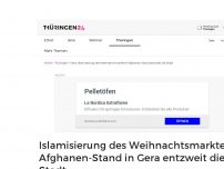 Bild zum Artikel: Islamisierung des Weihnachtsmarktes? Afghanen-Stand in Gera entzweit die Stadt