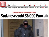 Bild zum Artikel: Sozialbetrug - Sudanese zockt 36 000 Euro ab