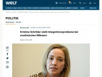 Bild zum Artikel: Kristina Schröder sieht Integrationsprobleme bei muslimischen Männern