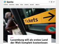 Bild zum Artikel: Luxemburg will als erstes Land der Welt komplett kostenlosen Nahverkehr einführen