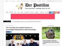 Bild zum Artikel: CDU-Parteitag: Elton begrüßt Publikum zu vierstündigem Wettkampf um Merkel-Nachfolge