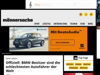Bild zum Artikel: Offiziell: BMW-Besitzer sind die schlechtesten Autofahrer der Welt | Männersache