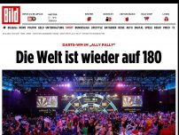 Bild zum Artikel: Darts-WM im „Ally Pally“ - Die Welt ist ­ wieder auf 180