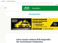 Bild zum Artikel: Sancho widmet BVB-Siegtreffer der verstorbenen Oma