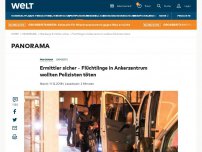 Bild zum Artikel: Ermittler sicher – Flüchtlinge in Ankerzentrum wollten Polizisten töten