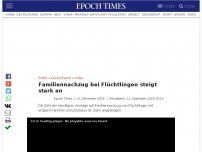 Bild zum Artikel: Familiennachzug bei Flüchtlingen steigt stark an