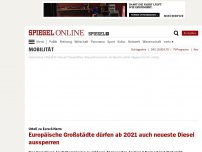 Bild zum Artikel: Urteil zu Euro-6-Norm: Europäische Großstädte dürfen auch neueste Diesel aussperren