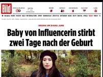 Bild zum Artikel: Drama um Diana June - Baby von Influencerin stirbt zwei Tage nach Geburt