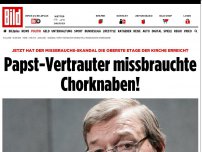 Bild zum Artikel: Missbrauchs-Skandal - Papst-Vertrauter missbrauchte Chorknaben!