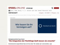 Bild zum Artikel: Arbeitgeberpräsident Ingo Kramer: 'Die Integration der Flüchtlinge läuft besser als erwartet'