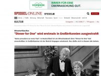 Bild zum Artikel: Silvester-Klassiker: 'Dinner for One' wird erstmals in Großbritannien ausgestrahlt