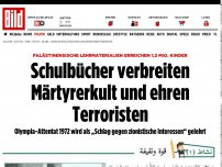 Bild zum Artikel: Palästinensischer Lehrplan - Neue Schulbücher verherrlichen Terrorismus