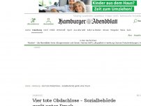 Bild zum Artikel: Hamburg: Vier tote Obdachlose – Sozialbehörde gerät unter Druck