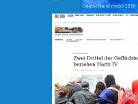 Bild zum Artikel: Zeitungsbericht: Zwei Drittel der Geflüchteten beziehen Hartz IV