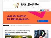 Bild zum Artikel: Mann verhaftet, weil er Kumpel trotz Markierung unter Facebook-Bild nicht zum Essen einlud