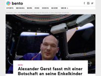 Bild zum Artikel: Alexander Gerst fasst mit einer Botschaft an seine Enkelkinder perfekt zusammen, was unser Problem ist