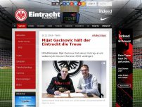 Bild zum Artikel: Mijat Gacinovic hält der Eintracht die Treue