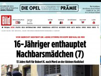 Bild zum Artikel: »Eine Stimme befahl es mir - 16-Jähriger enthauptet Nachbarsmädchen (7)