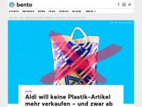Bild zum Artikel: Aldi will keine Plastik-Artikel mehr verkaufen – und zwar ab sofort