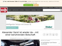Bild zum Artikel: Alexander Gerst ist wieder da – mit einer berührenden Botschaft