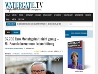 Bild zum Artikel: 32.700 Euro Monatsgehalt nicht genug – EU-Beamte bekommen Lohnerhöhung