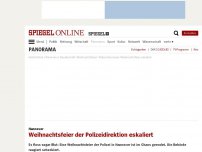 Bild zum Artikel: Hannover: Weihnachtsfeier der Polizeidirektion eskaliert