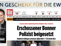 Bild zum Artikel: Kugel von Kollegen traf ihn - Erschossener Bonner Polizist beigesetzt