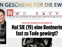 Bild zum Artikel: Versuchter Raubmord - Hat SIE (19) eine Rentnerin fast zu Tode gewürgt?