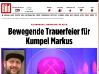 Bild zum Artikel: Trauerfeier für toten Bergmann - Ein letztes Mal Glück auf für Kumpel Markus (†29)