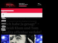 Bild zum Artikel: Instagram-Posting: 'Ich habe Ja gesagt' - Heidi Klum und Tom Kaulitz offenbar verlobt!