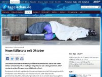 Bild zum Artikel: Bereits neun Kältetote seit Oktober gemeldet