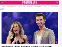 Bild zum Artikel: Publikum sieht Helenes Show nach Flori-Trennung ganz anders