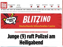 Bild zum Artikel: Falsche Geschenke unterm baum - Junge (9) ruft Polizei am Heiligabend