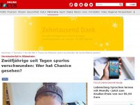 Bild zum Artikel: Vermisstenfall in Hildesheim - Zwölfjährige seit Tagen spurlos verschwunden: Wer hat Chanice gesehen?