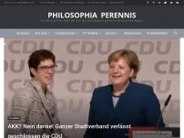 Bild zum Artikel: AKK? Nein danke! Ganzer Stadtverband verlässt geschlossen die CDU